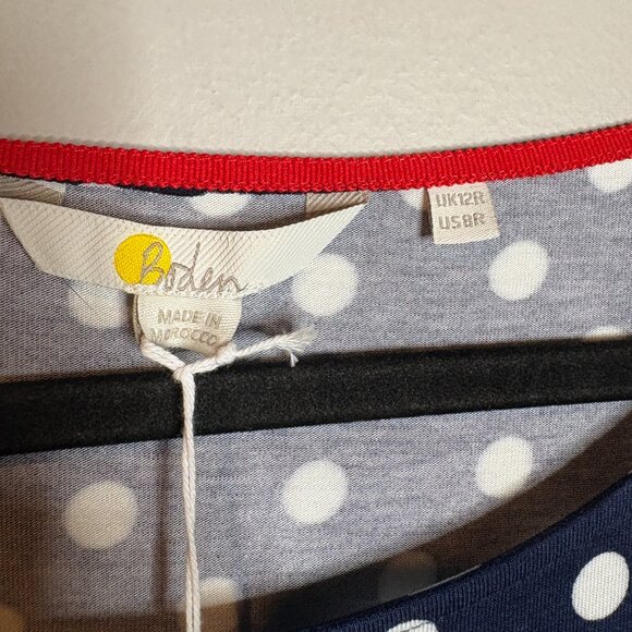 NWT Boden Amelie Jersey Dress Stretch Pockets Nautical Coastal Preppy - Picture 4 of 7